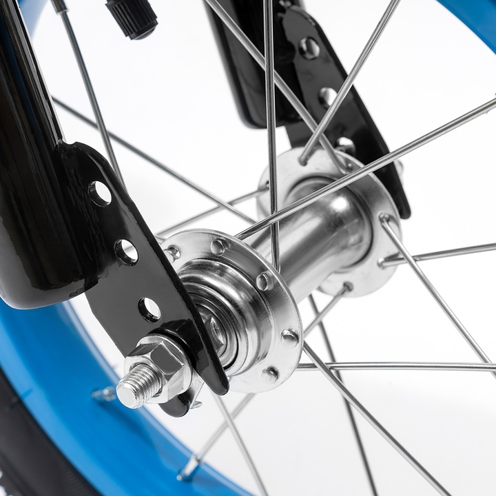 12-calowy niebieski rower dziecięcy.