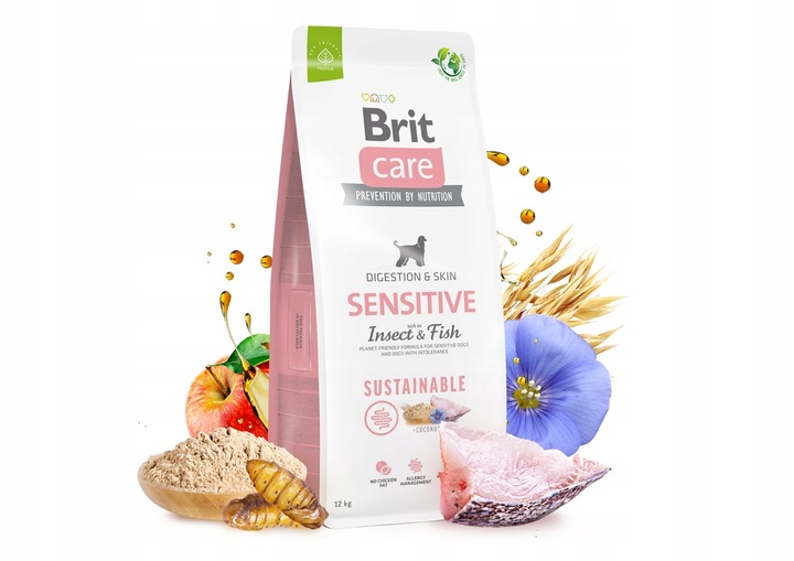 BRIT CARE Sustainable Sensitive Insect & Fish 12kg