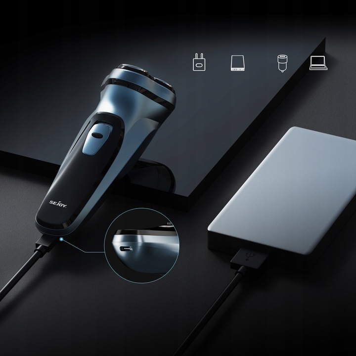 GOLARKA MĘSKA ELEKTRYCZNA MASZYNKA DO GOLENIA TRYMER DO BRODY