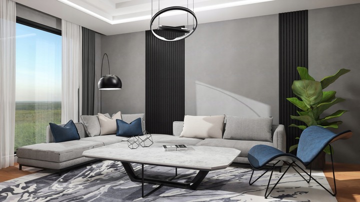 Lamele ścienne na płycie HDF - 275 cm x 40,5 cm - CZARNY 905