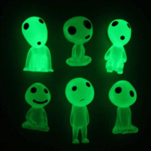 Świecące Figurki drzewnych elfów 10 szt dekoracja