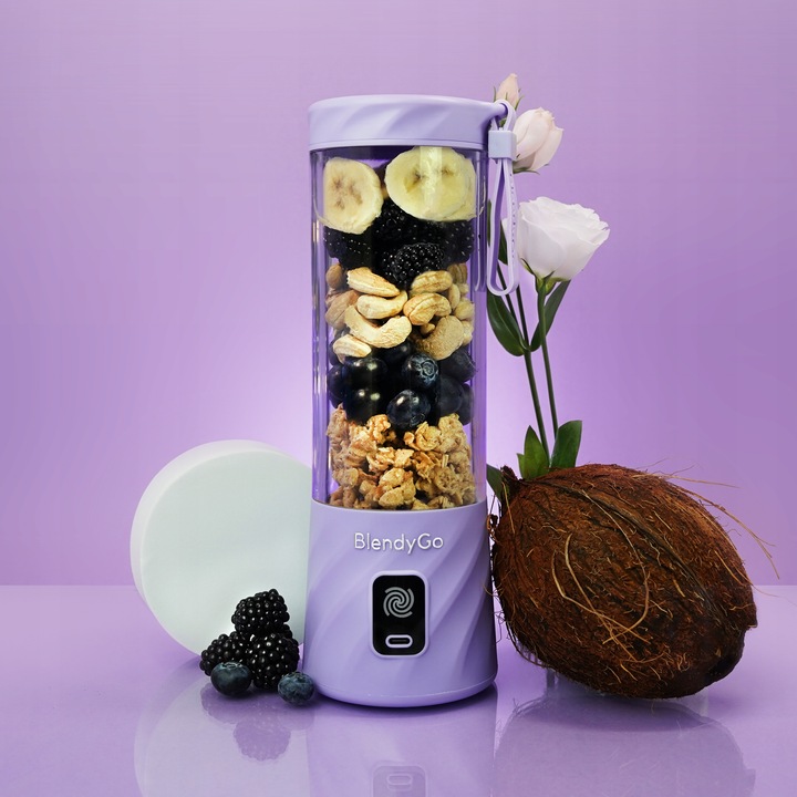 BLENDER BEZPRZEWODOWY KIELICHOWY BlendyGo 3 PRZENOŚNY TURYSTYCZNY 250W