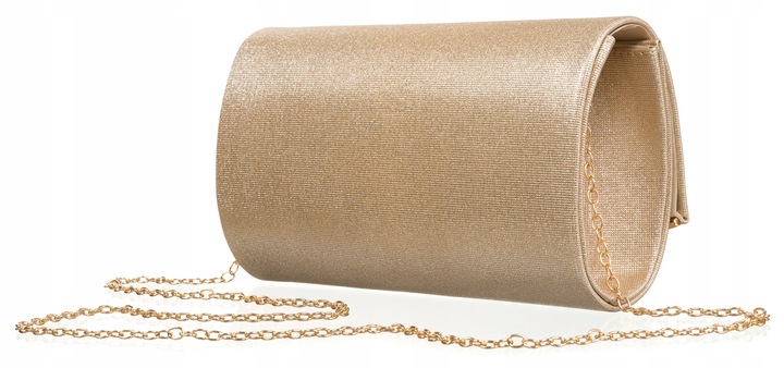 Torebka kopertówka damska złota wieczorowa elegancka na ramię Rovicky