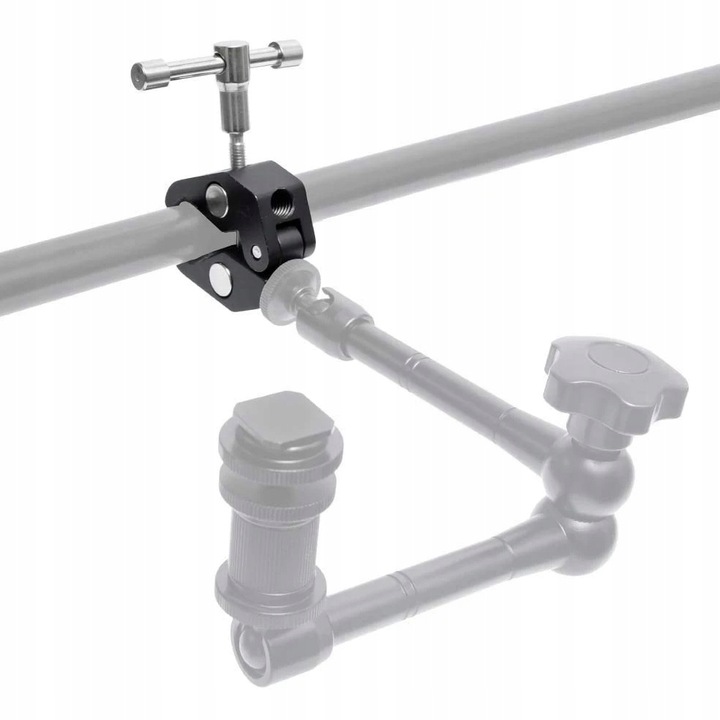 Crab Clamp Magic Arm Zacisk Studyjny Uniwersalny 1/4 3/8 + Ramię Przegubowe