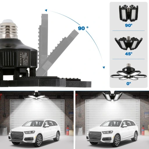 OŚWIETLENIE WARSZTATOWE GARAŻOWE PRACA SUFITOWA ŻARÓWKI LED OŚWIETLENIE