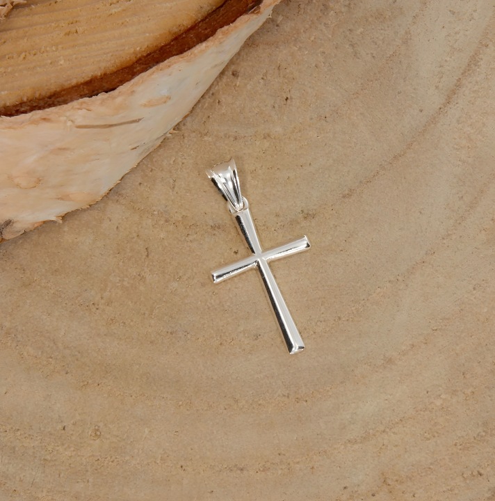 SREBRNY MAŁY KRZYŻ KRZYŻYK SREBRO SREBRNE KRZYŻE