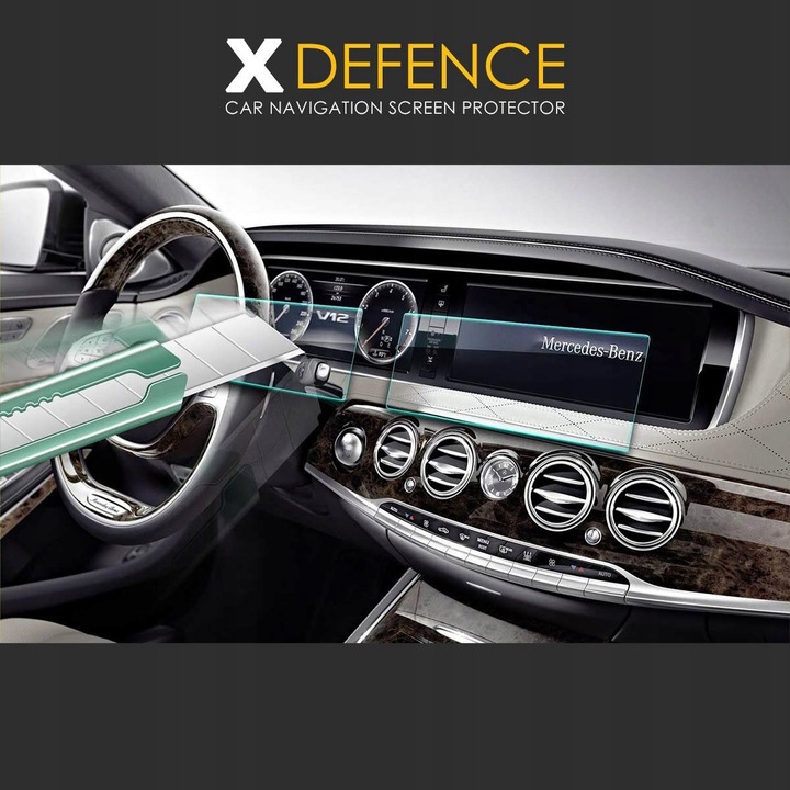 2w1 SZKŁO OCHRONNE NA NAWIGACJĘ EKRAN DO MAZDA CX 5 2017-2020