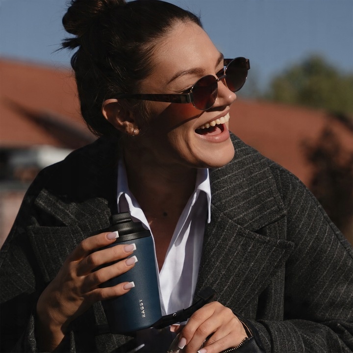 Kubek Termiczny ze stali nierdzewnej BPA FREE Simply Cup 340 ml - Ink Blue