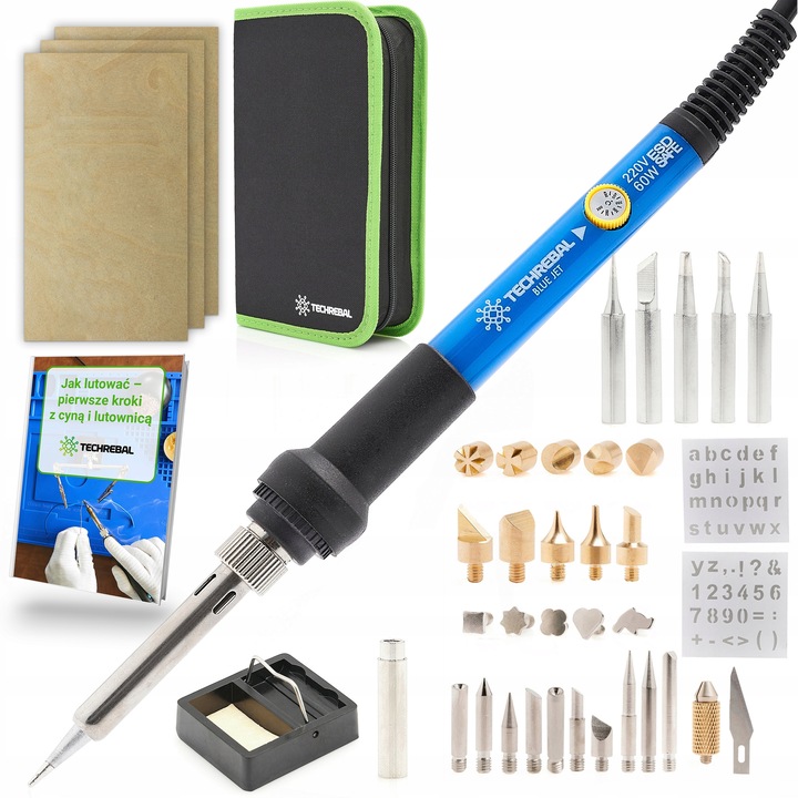ZESTAW LUTOWNICA WYPALARKA PIROGRAF DO DREWNA 42EL