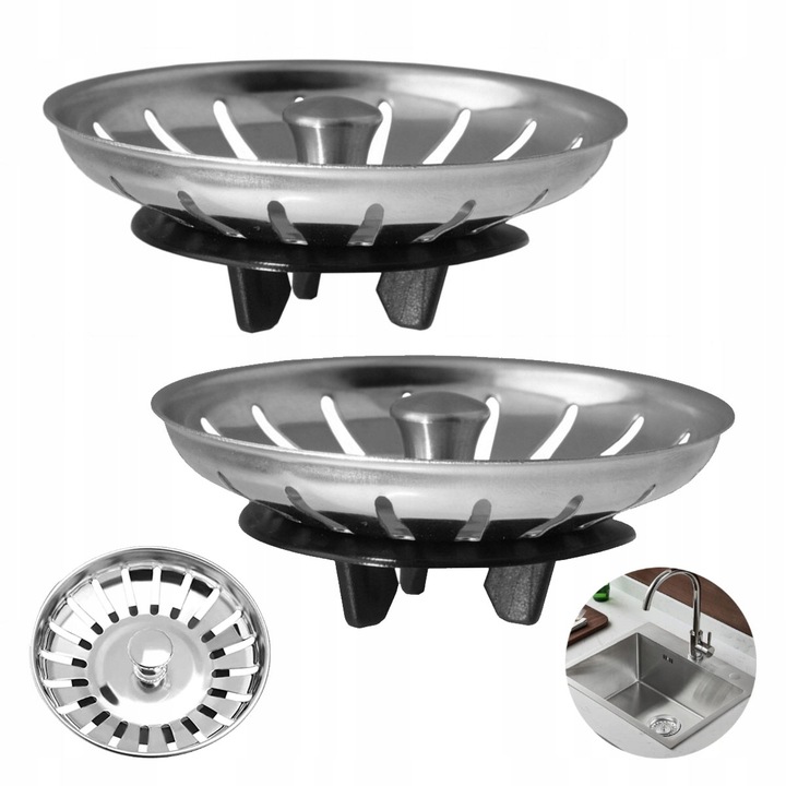 2x Korek Sitko Koszyk do TEKA IKEA FRANKE zatyczka zlewu