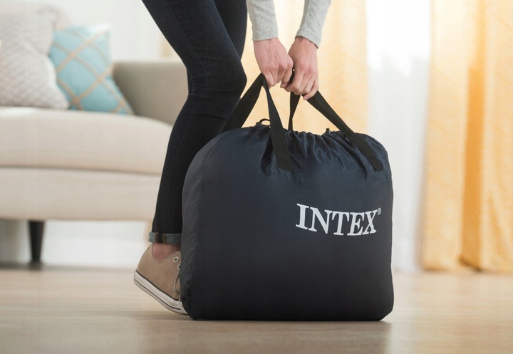 Materac dmuchany dwuosobowy łóżko do spania Intex 64428 z pompką