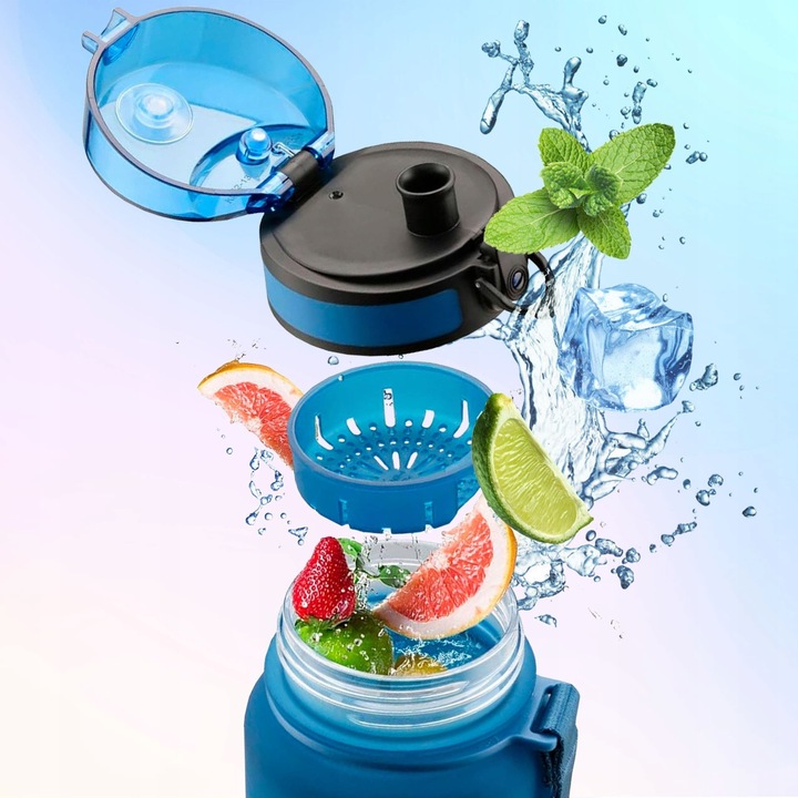 BUTELKA NA WODĘ DLA DZIECI 350ml z Tritanu Bidon do szkoły, przedszkola