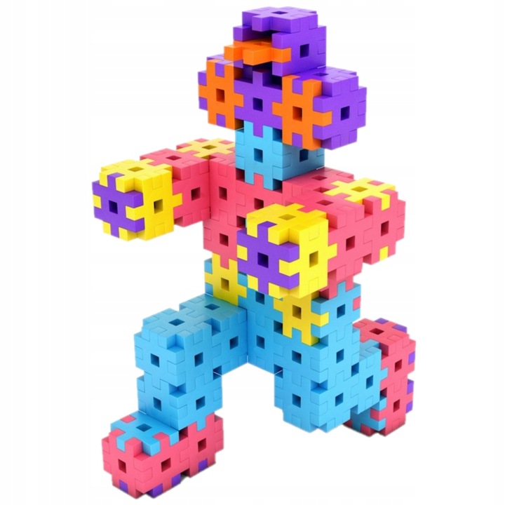 KLOCKI KONSTRUKCYJNE Wafle MELI Basic 150 ELEMENTÓW KREATYWNA ZABAWA DZIECI