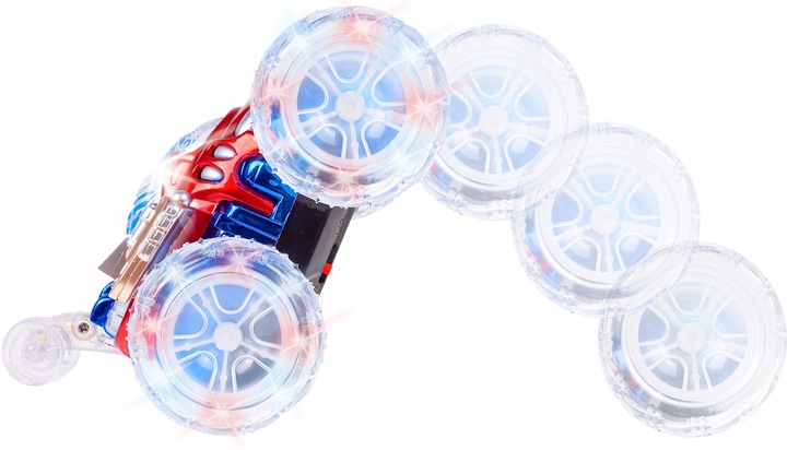 KASKADER SAMOCHÓD KOSMITA AKROBATA TWISTER AUTO STEROWANE DLA DZIECI PILOT