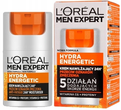 LOREAL Men Hydra Energetic krem nawilżający do twarzy dla mężczyzn 50ml
