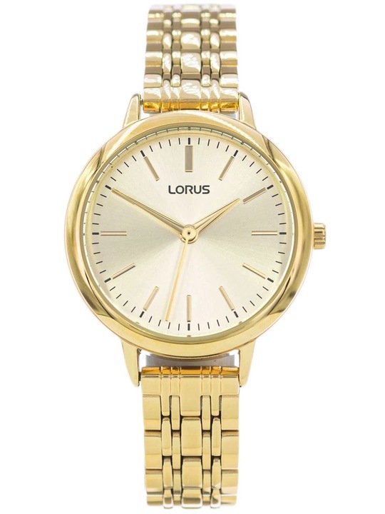 DAMSKI ZEGAREK LORUS RG204QX5 ELEGANCKI KLASYCZNY NA BRANSOLECIE ZŁOTY