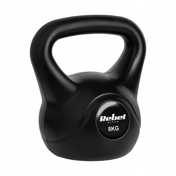Kettlebell 8kg kettle hantel obciążenie odważnik kula do ćwiczeń ABS Rebel