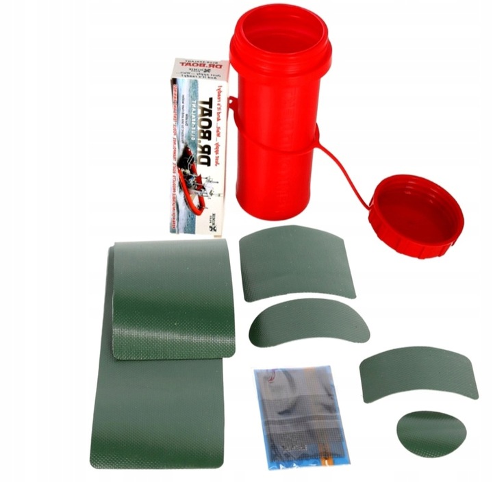 ZESTAW NAPRAWCZY NA PONTON SUP KAJAK MATERAC KLEJ ŁATKI SIATKA *HIT*