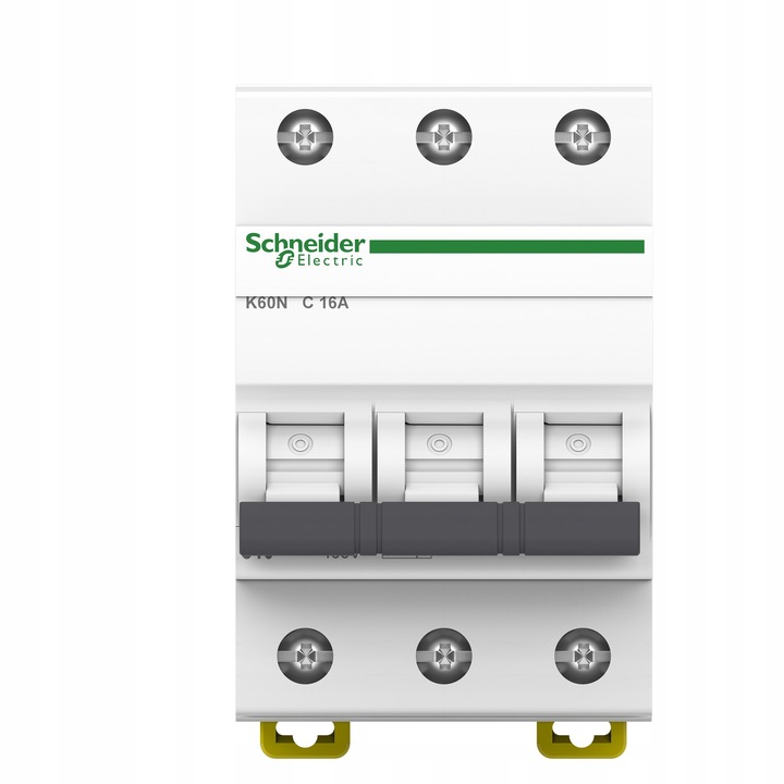 Schneider Wyłącznik Nadprądowy C 16A 6kA AC 3P 3-Fazowy K60N A9K02316