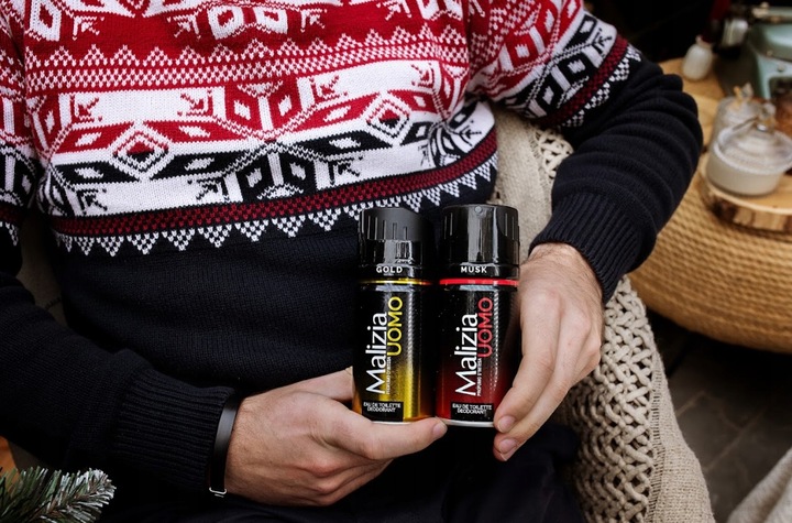 MALIZIA włoski dezodorant męski GOLD 150 ml