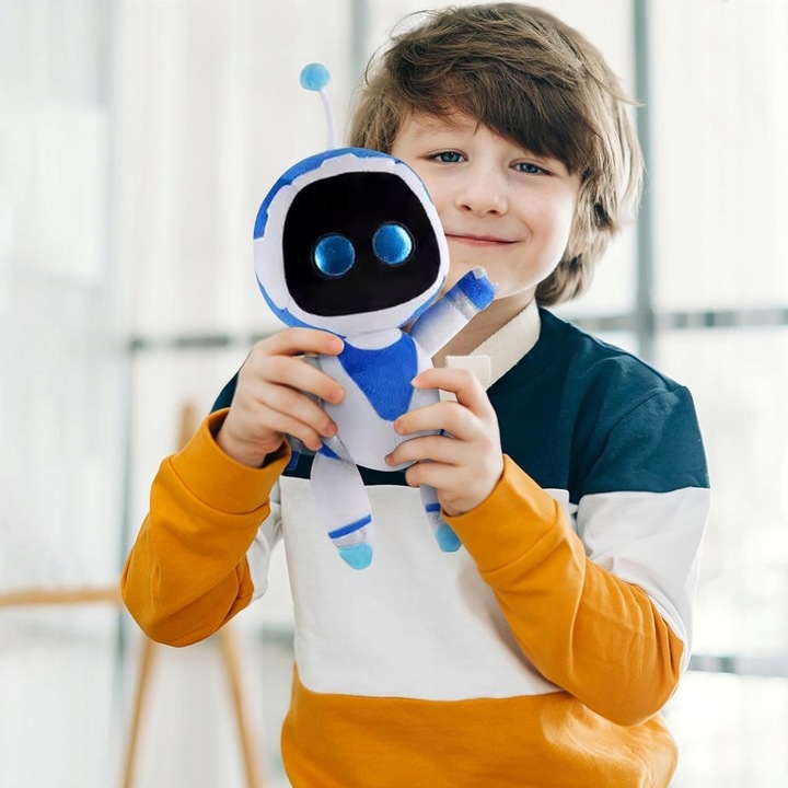 KOLEKCJONERSKA 30CM MIĘKKA ZABAWKA PLUSZOWY ASTRO BOT NA PREZENT URODZINOWY