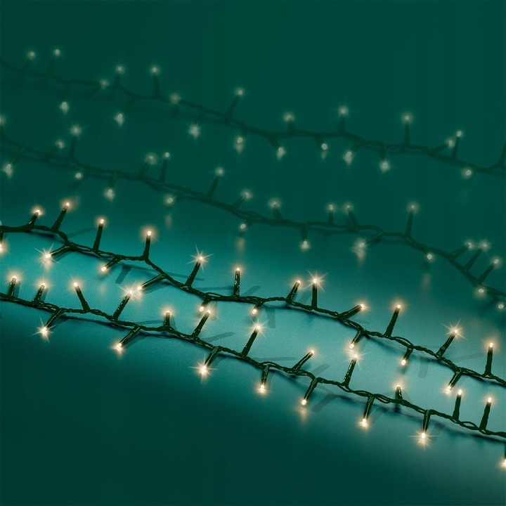 Lampki Choinkowe Światełka Ciepłe Białe 500 LED 11 m IP44 ZEW/WEW COMPACT
