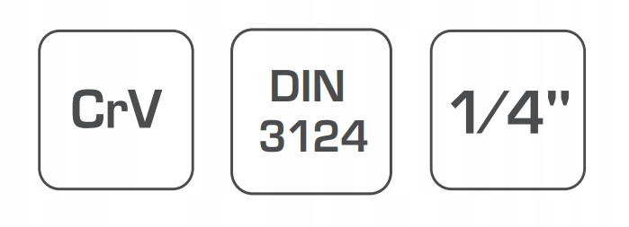 HOGERT HT1A886 ZESTAW NASADEK DŁUGICH 1/4'' NASADKI DŁUGIE 8szt. 5.5mm-13mm