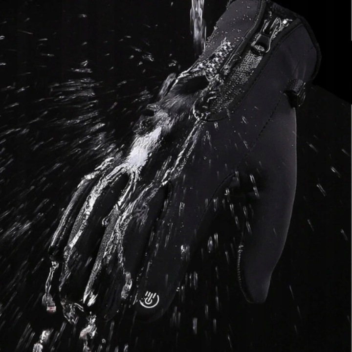 Rękawice Softshell Dotyk Narty Biegowe Rower XXL