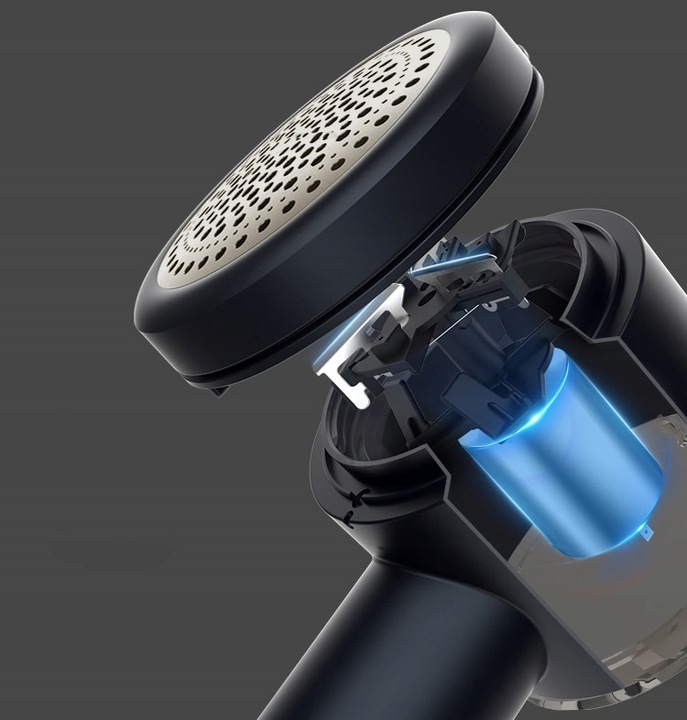 GOLARKA DO UBRAŃ TAPICERKI 8W AKUMULATOROWA +2 OSTRZA +LED +SUPER 3-SPEED