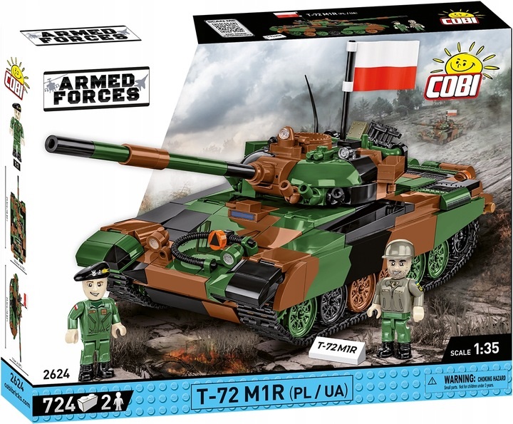 cobi 2624 Czołg T-72M1R ARMED FORCES T-72M1R (PL/UA)