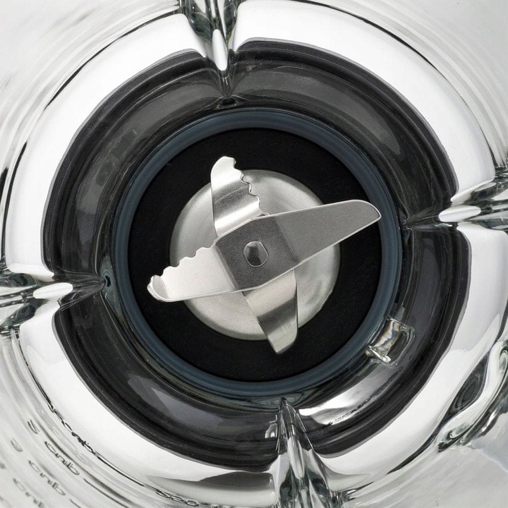 SOLIDNY ROBOT KUCHENNY 4w1 RVS szklany dzban 1,5L z funkcją pulsacyjną 600W