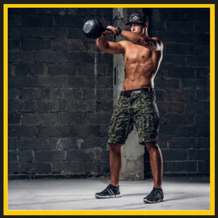 Kettlebell żeliwny odważnik kula kettle 16kg