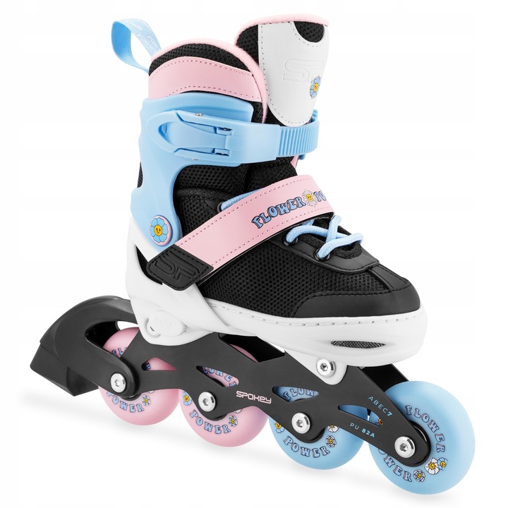 Rolki regulowane dziecięce Spokey JOY rozm. 31-34 ABEC7 Carbon 82A