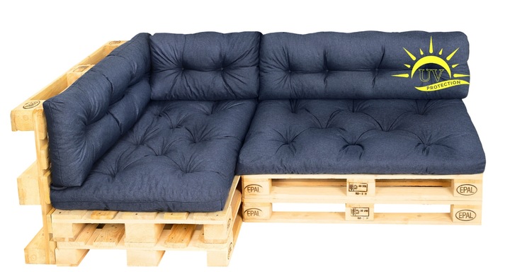 PODUSZKI NA PALETY MATERAC 120X80X40 KOMPLET 5 cz