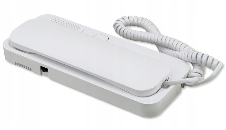 Domofon 1-rodzinny Cyfral Cosmo R1 czarny breloki ( biały unifon )