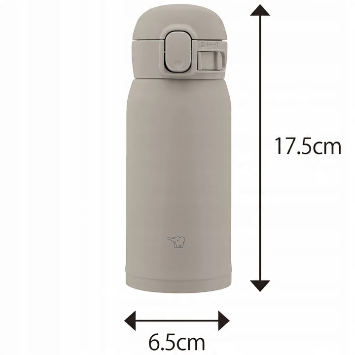 ZOJIRUSHI Kubek termiczny na herbatę kawę szczelny SM-WS36-HM 360 ml Szary