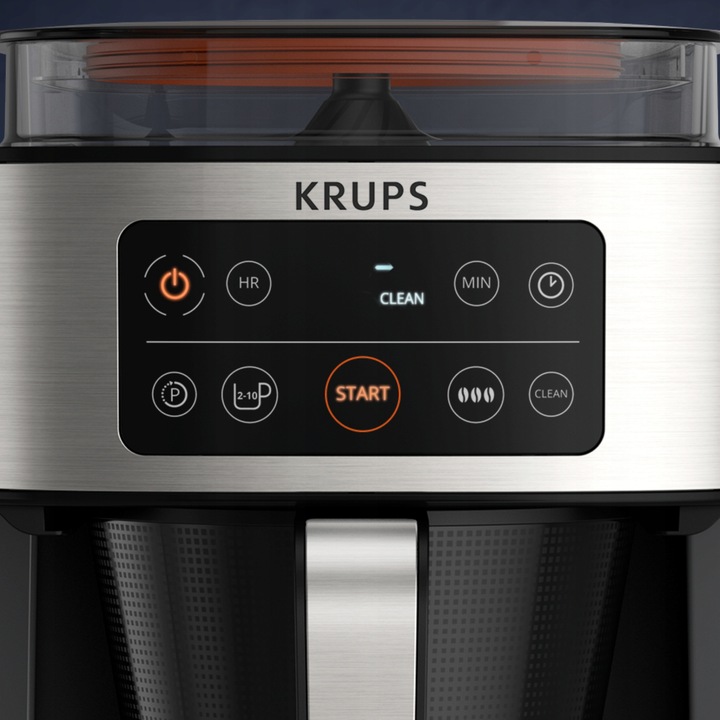 Ekspres przelewowy KRUPS KM760D10 srebrny 1,25 l 1000 W