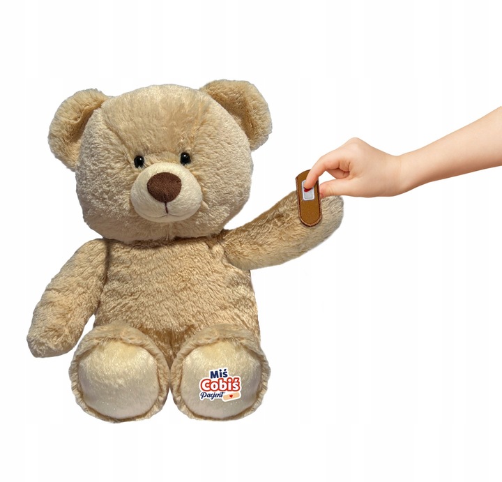 Miś Cobiś Pacjent Interaktywny Miś Misio Plasterek