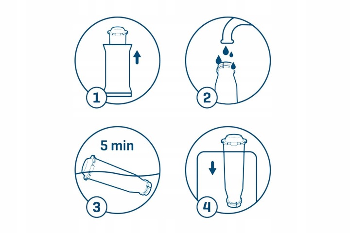 Filtr do ekspres Nivona oraz Krups zamiennik - filtr do wody Wessper 3 szt