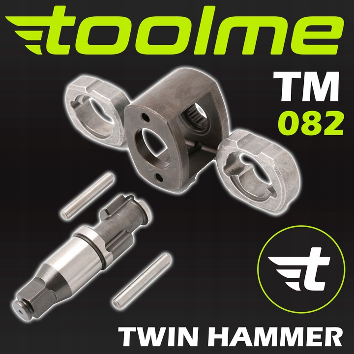 KLUCZ UDAROWY pneumatyczny KOMPOZYTOWY Z Udarem KÓŁ 3/4 2800Nm Toolme TM082