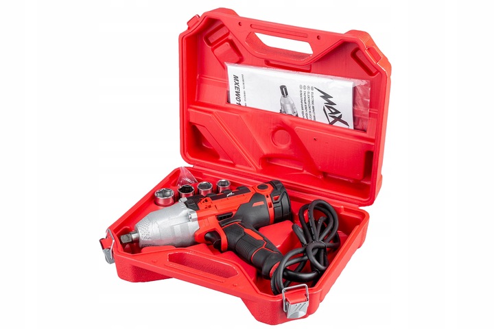 KLUCZ UDAROWY ELEKTRYCZNY SIECIOWY DO KÓŁ 230V NIE PNEUMATYCZNY 1/2"NASADKI