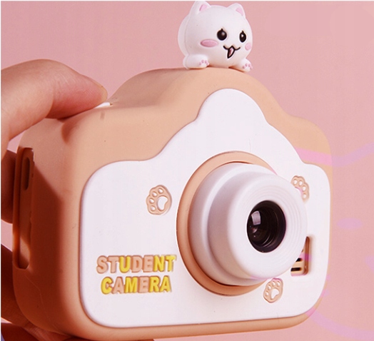 Aparat cyfrowy dla dzieci kotek 12mpx 1080p kamera prezent dla dziecka
