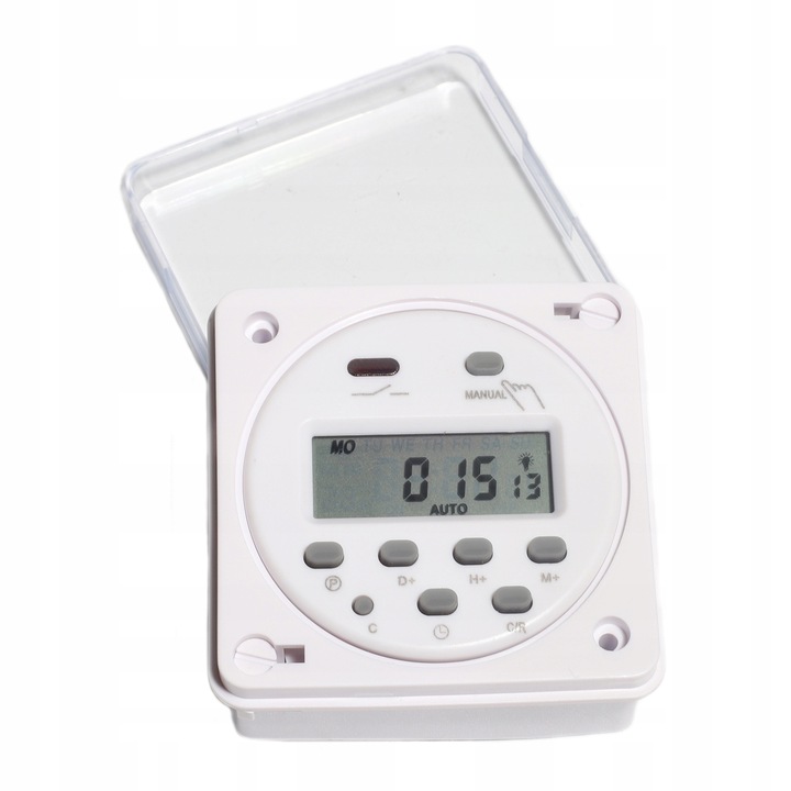 PROGRAMATOR WŁĄCZNIK CZASOWY TIMER Tygodniowy programowalny 12V wodoodporną