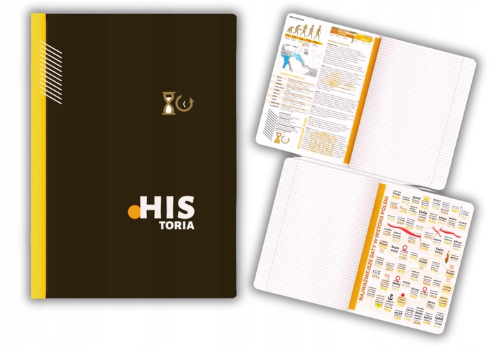 KOMPLET 8 ZESZYTÓW ZE ŚCIĄGĄ A5/60K ŚCIĄGA KOLOROWA 60 KARTEK KLASA 7-8 TOP