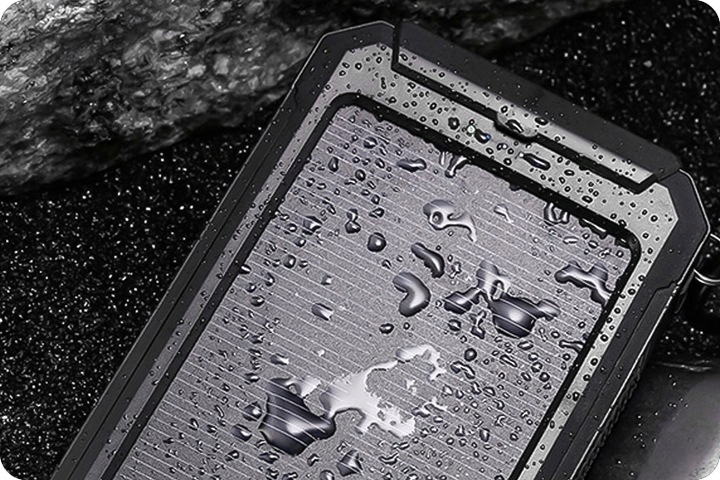 SOLARNY POWER BANK 20000mAh 2x USB LATARKA