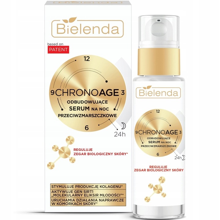 Bielenda Chrono Age 24h Serum Obudowujące Przeciwzmarszczkowe Na Noc 30ml