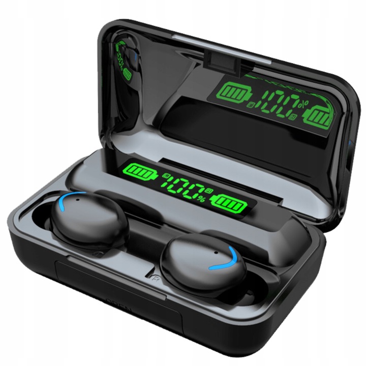 SŁUCHAWKI BEZPRZEWODOWE Z BLUETOOTH POWERBANK