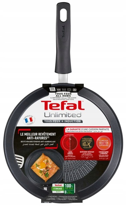 Patelnia do naleśników TEFAL UNLIMITED 25cm indukcja G2553872