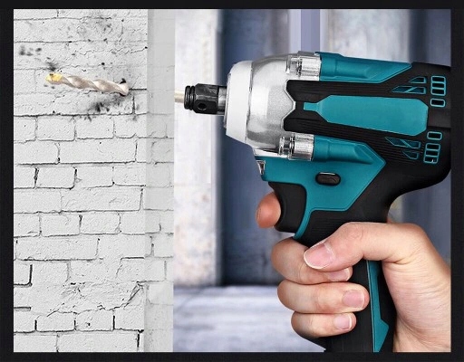 AKUMULATOROWY KLUCZ UDAROWY BEZSZCZOTKOWY 650Nm 1280W + 3x BATERIA 18V