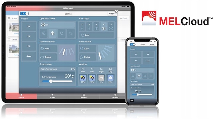 Adapter WiFi MAC-587IF-E MITSUBISHI MELCloud pompa